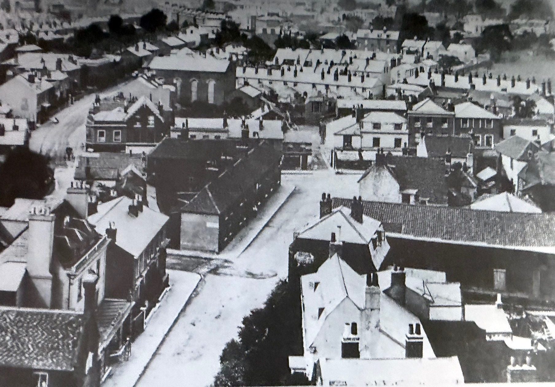 1870 birds eye view